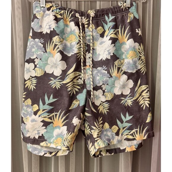 Tommy Bahama XXL Mens Floral Swim Trunks Drawstring Waist Tropical Print Boardsh - Picture 1 of 11